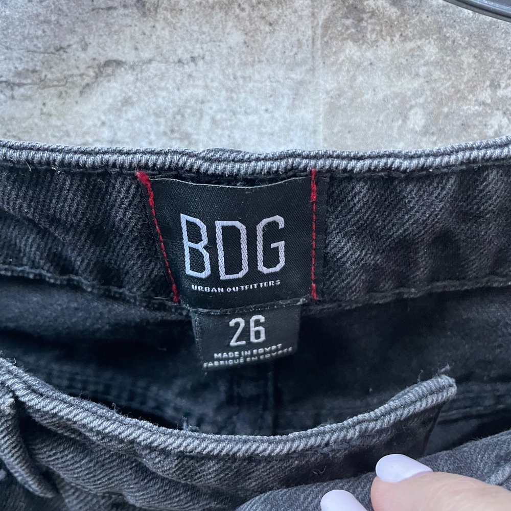 ❤️ URBAN OUTFITTERS BLACK DISTRESSED DENIM JEANS SIZE 26 - Picture 9 of 12